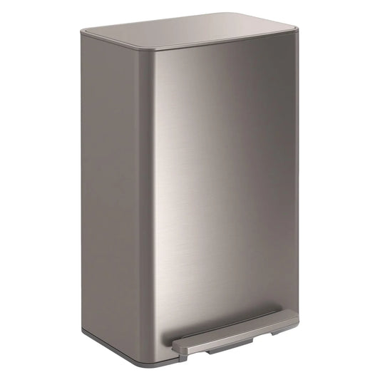 KOHLER - Poubelle en Acier Inoxydable avec Pédale de 47 L-stainlesssteel-step-trash-can-costco-1806294