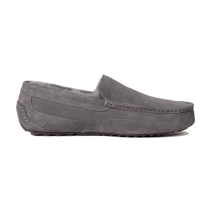 kirkland-signature-pantoufles-suède-homme-men's-suede-slipper