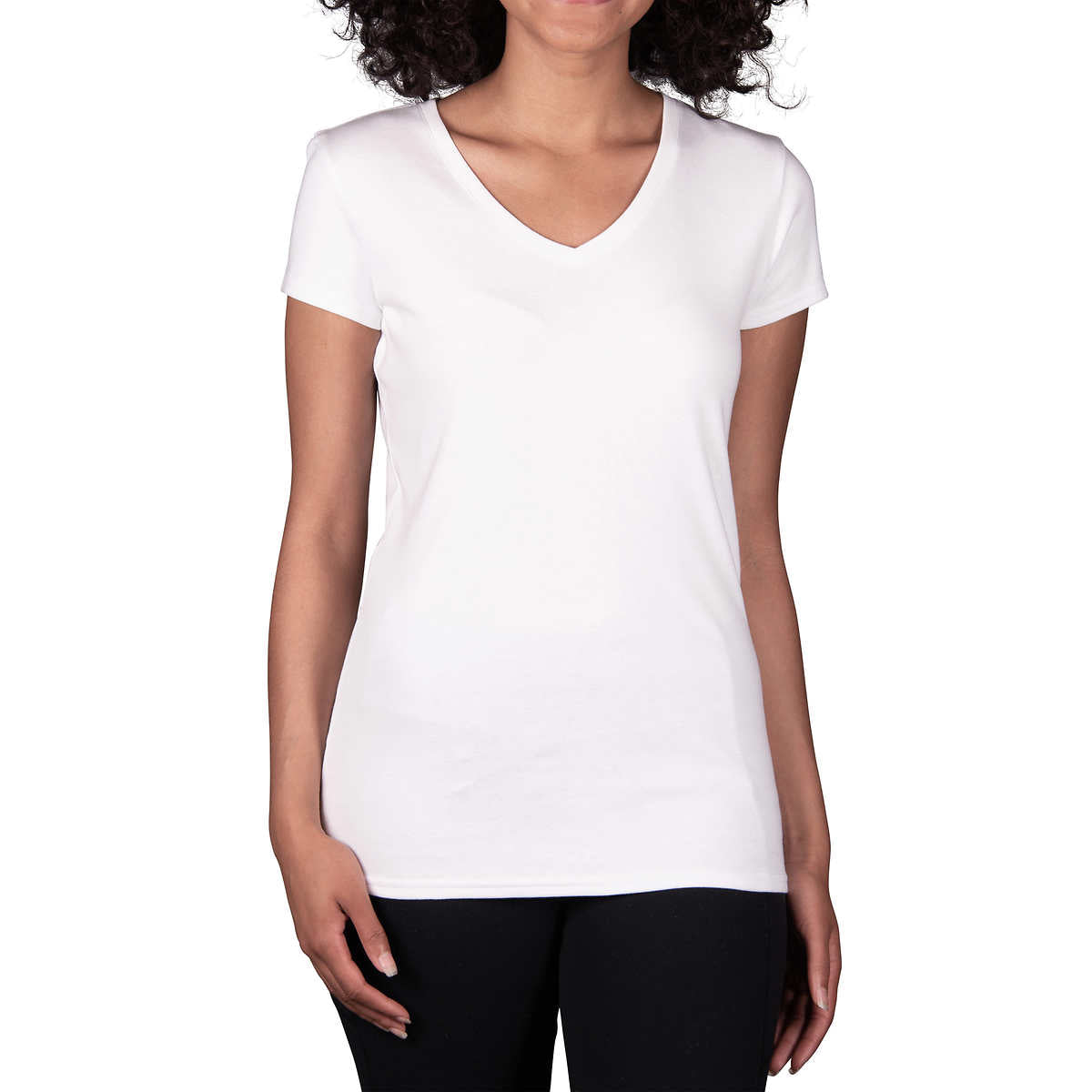 kirkland-signature-t-shirt-femme-encolure-v-neck-women