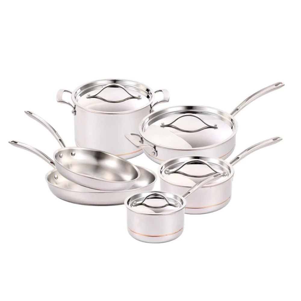Kirkland-signature-batterie-cuisine-acier-inoxydable-5-couches-ply-clad-stainless-steel-cookware