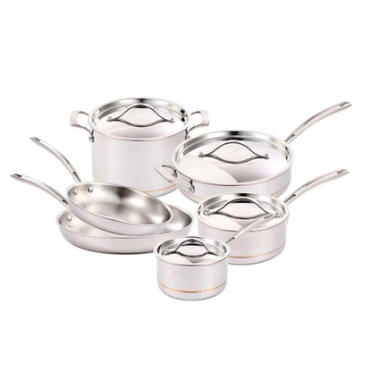 Kirkland-signature-batterie-cuisine-acier-inoxydable-5-couches-ply-clad-stainless-steel-cookware