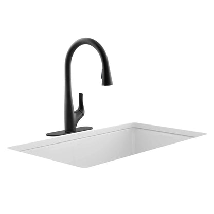 KOHLER - Robinet de Cuisine Rétractable Bevin-R43210-BL-kitchen-faucet-black-noir-costco-1773615