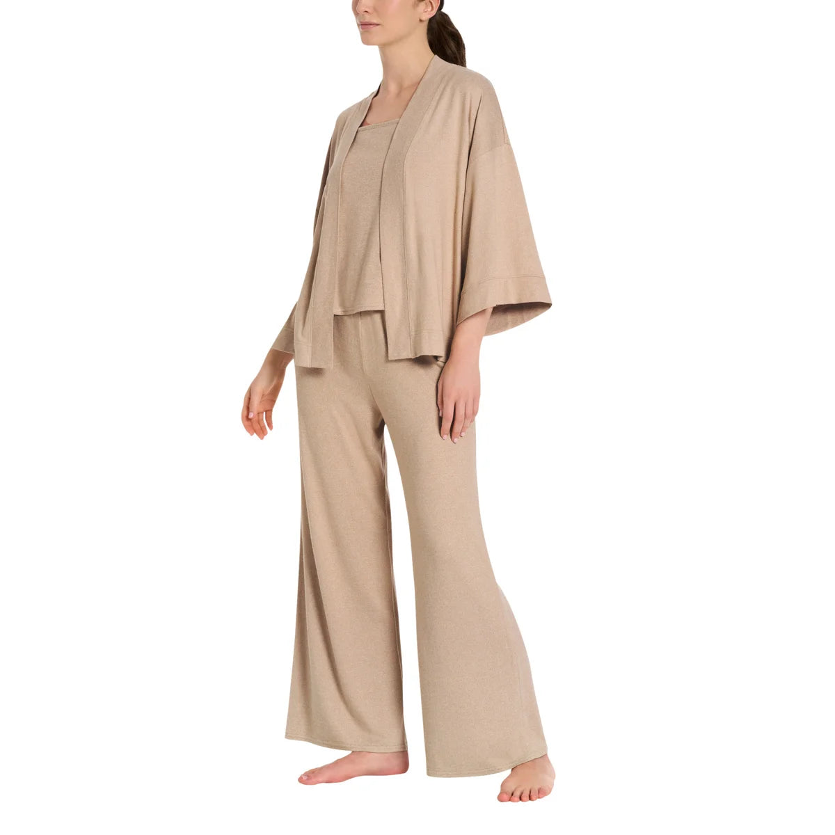 LEMON - Ensemble de Nuit 3 Pièces pour Femme-piece-sleep-set-costco-1925530-taupe-4
