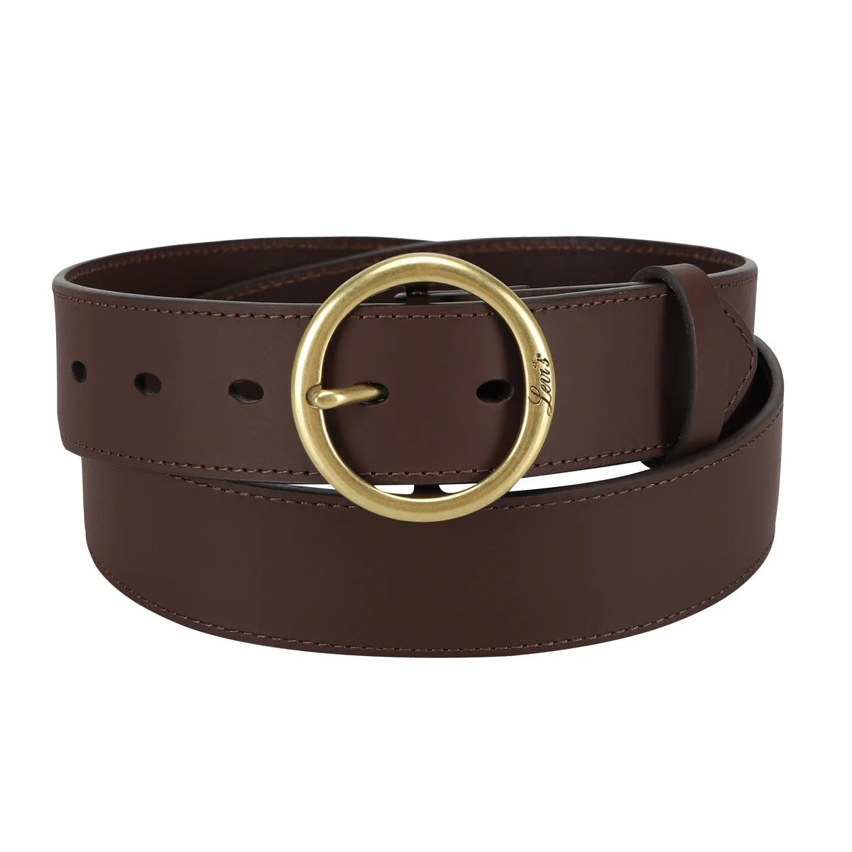 LEVI'S - Ceinture en cuir pour Femme-Womens-Leather-Belt-Brun-Brown-1955336-1974935