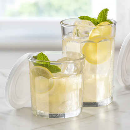 LIBBEY - Ensemble de 8 Verres avec Couvercles Atria-glassware-set-costco-1873641-set-pack-2