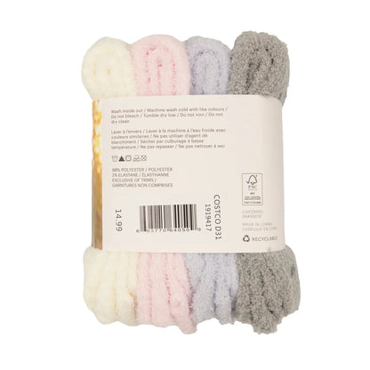 LAZYPANTS - Paquet de 4 Paires de Chaussettes Antidérapantes Pour Femme-Womens-4-Pack-Non-Slip-Socks-Pastel-Rose-Pink-1919417-1953157