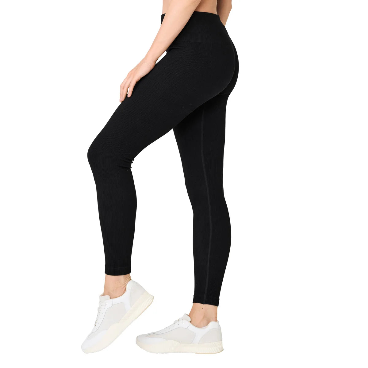 LEMON - Legging Côtelé pour Femme-RIBBED-WOMEN'S-COSTCO-7854003-BLACK-NOIR-2