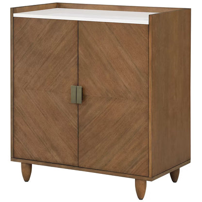 LOXLEY ROWE - Andrea Bar Cabinet with Storage *As Is*