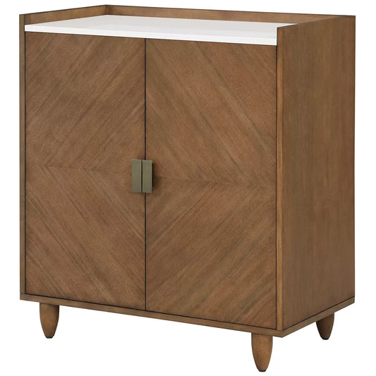 LOXLEY ROWE - Andrea Bar Cabinet with Storage *As Is*