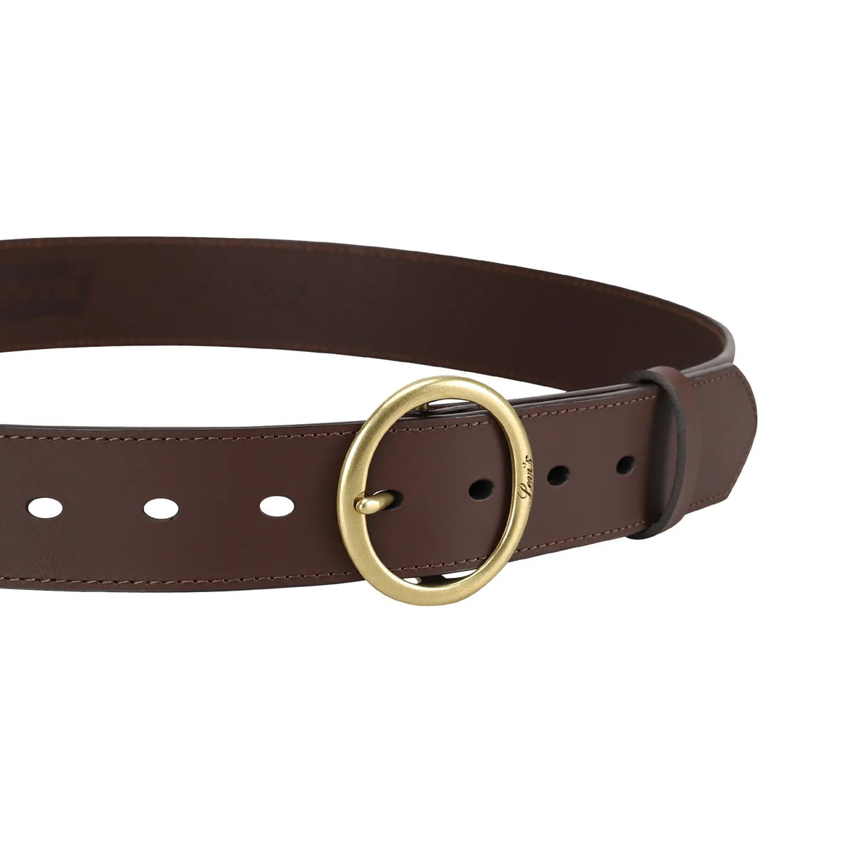 LEVI'S - Ceinture en cuir pour Femme-Womens-Leather-Belt-Brun-Brown-1955336-1974935