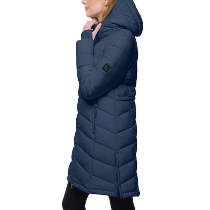 LOLË - Manteau Compressible pour Femme-packable-jacket-costco-1822102-bleu-blue-3