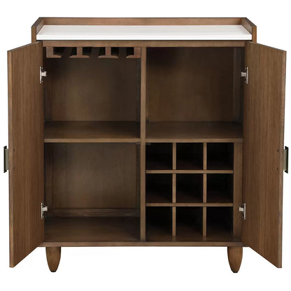 LOXLEY ROWE - Andrea Bar Cabinet with Storage *As Is*