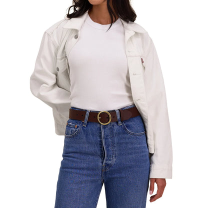 LEVI'S - Ceinture en cuir pour Femme-Womens-Leather-Belt-Brun-Brown-1955336-1974935
