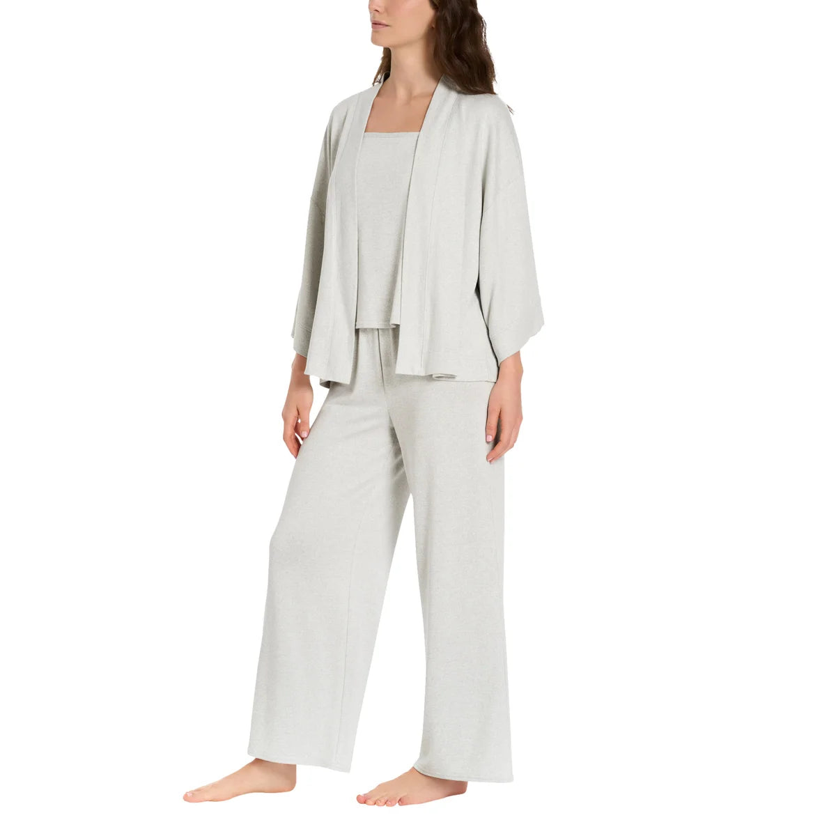 LEMON - Ensemble de Nuit 3 Pièces pour Femme-piece-sleep-set-costco-1925530-gris-grey-4
