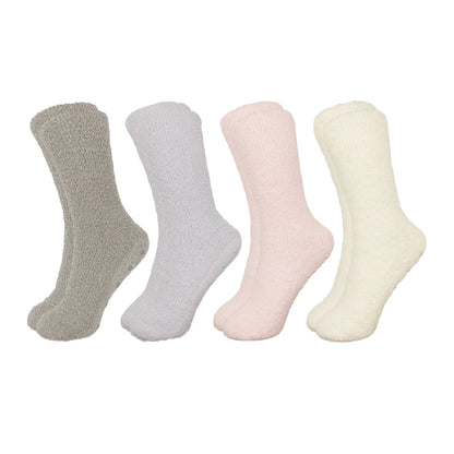 LAZYPANTS - Paquet de 4 Paires de Chaussettes Antidérapantes Pour Femme-Womens-4-Pack-Non-Slip-Socks-Pastel-Rose-Pink-1919417-1953157