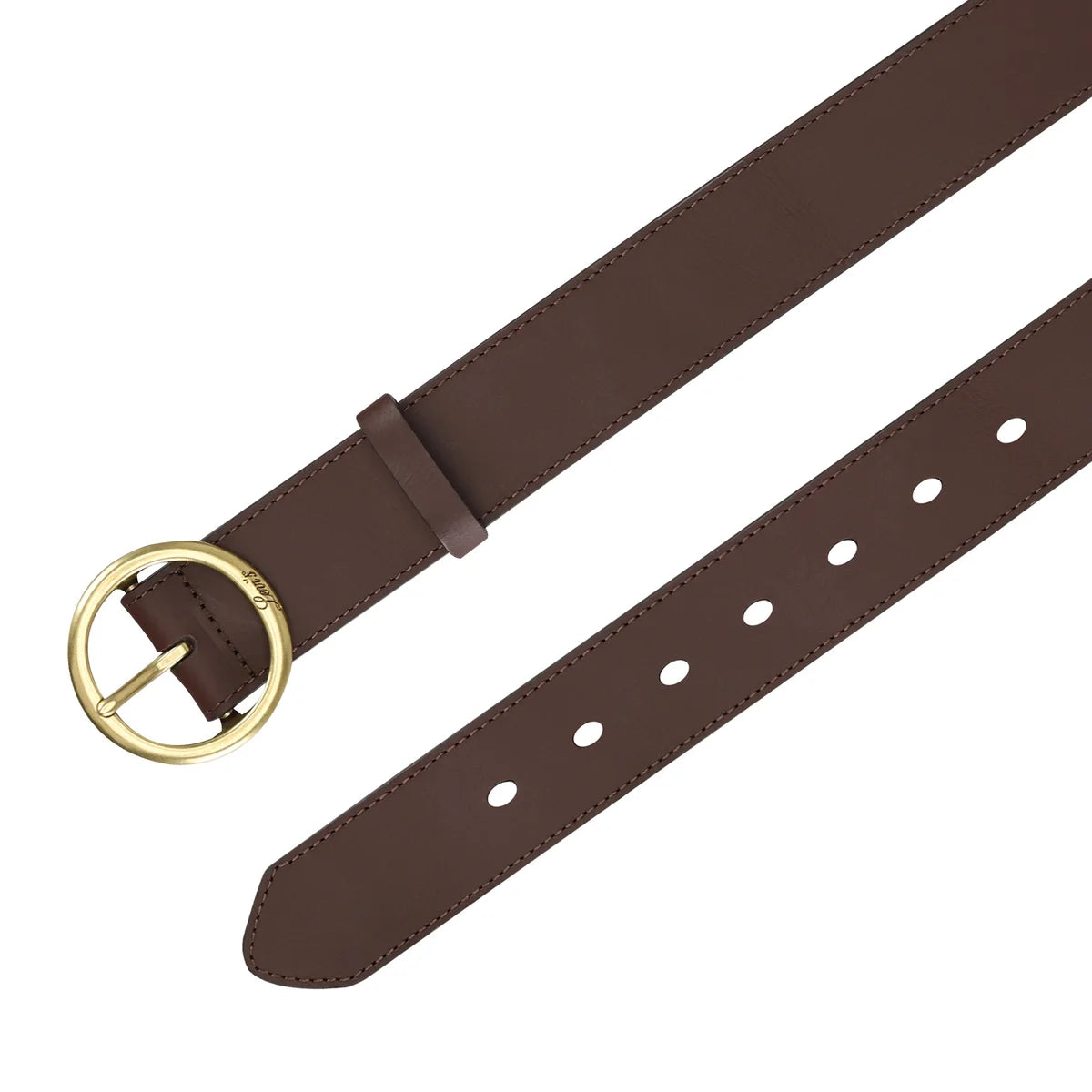 LEVI'S - Ceinture en cuir pour Femme-Womens-Leather-Belt-Brun-Brown-1955336-1974935