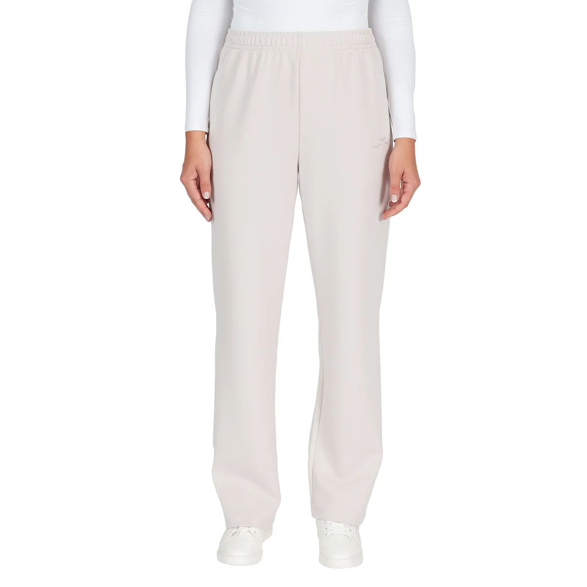 LAZYPANTS - Pantalon Droit Suédé pour Femme-women's-sueded-straight-leg-pant-costco-2719002-cream-crème