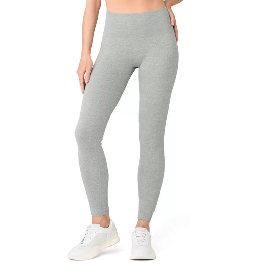 LEMON - Paquet de 2 Leggings Côtelés pour Femme-ribbed-legging-pack-women's-costco-7854000-brun-brown-gris-grey-2