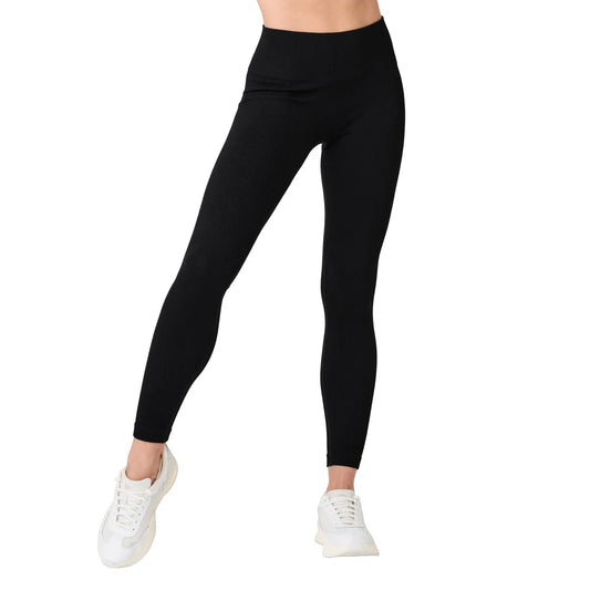 LEMON - Legging Côtelé pour Femme-RIBBED-WOMEN'S-COSTCO-7854003-BLACK-NOIR