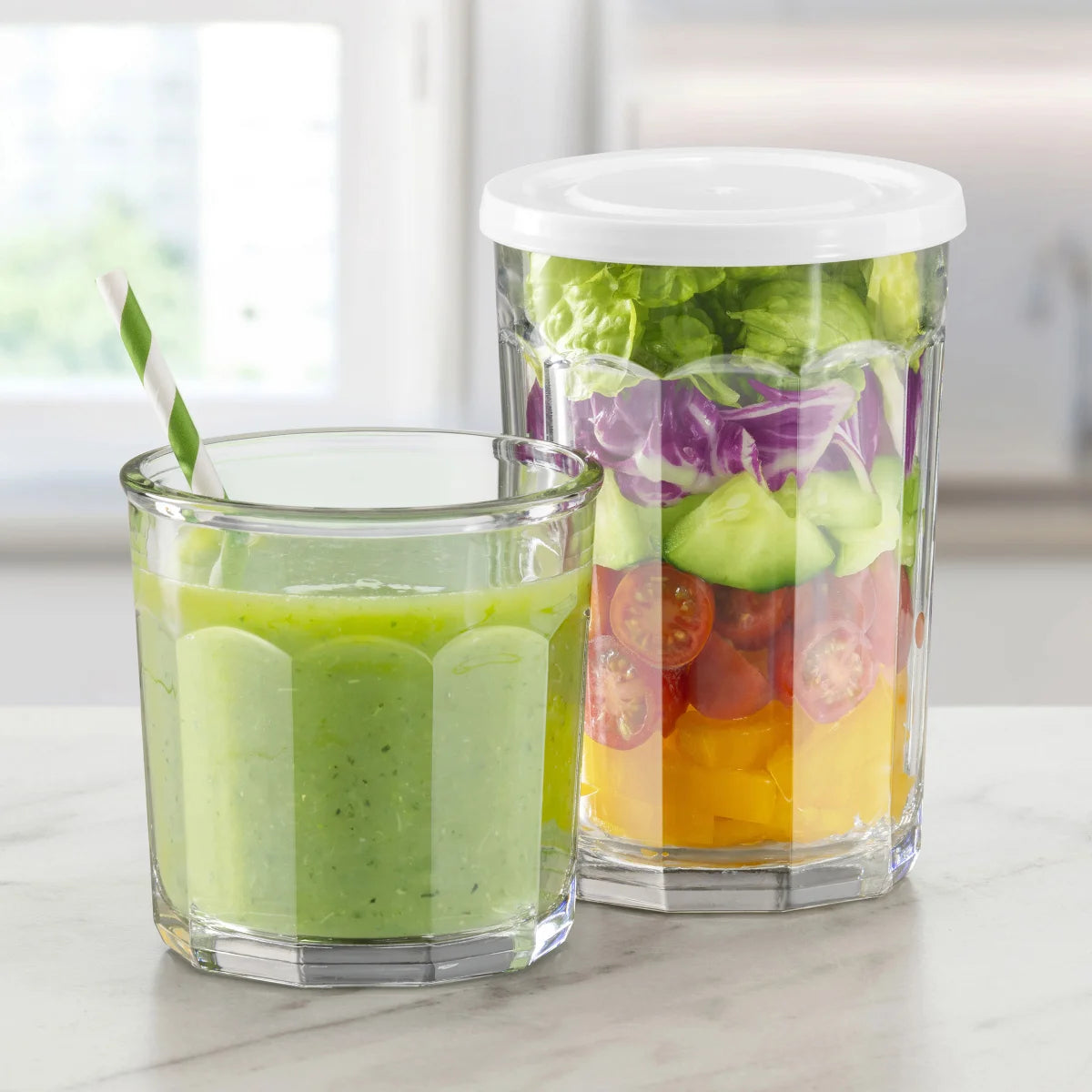 LIBBEY - Ensemble de 8 Verres avec Couvercles Atria-glassware-set-costco-1873641-set-pack