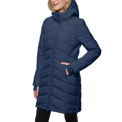 LOLË - Manteau Compressible pour Femme de couleur bleu | Lolë women's blue packable jacket