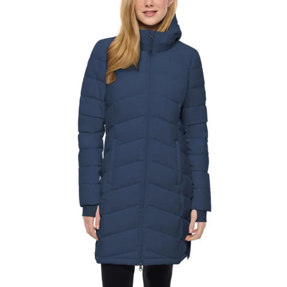 LOLË - Manteau Compressible pour Femme de couleur bleu | Lolë women's blue packable jacket