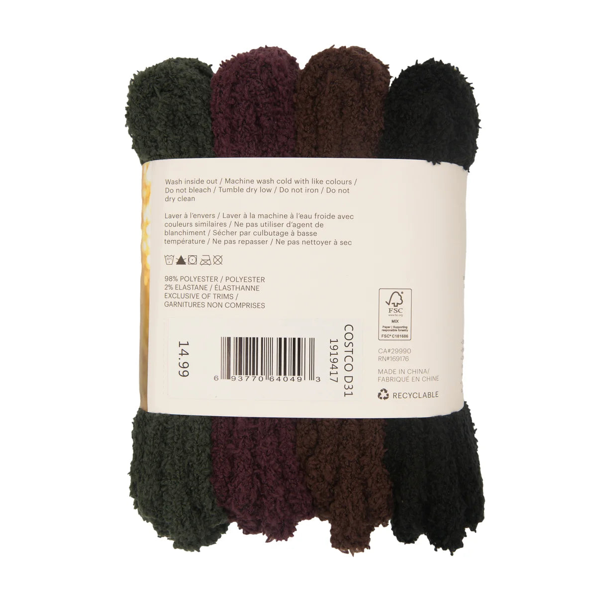 LAZYPANTS - Paquet de 4 Paires de Chaussettes Antidérapantes Pour Femme-Womens-4-Pack-Non-Slip-Socks-Noir-Black-1919417-1953156