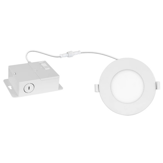 LUMINUS ELITE - Paquet de 6 Panneaux DEL avec Boîte de Jonction Détachée 10 cm (4po)- 6-Pack - panel-led-white-costco-7870006