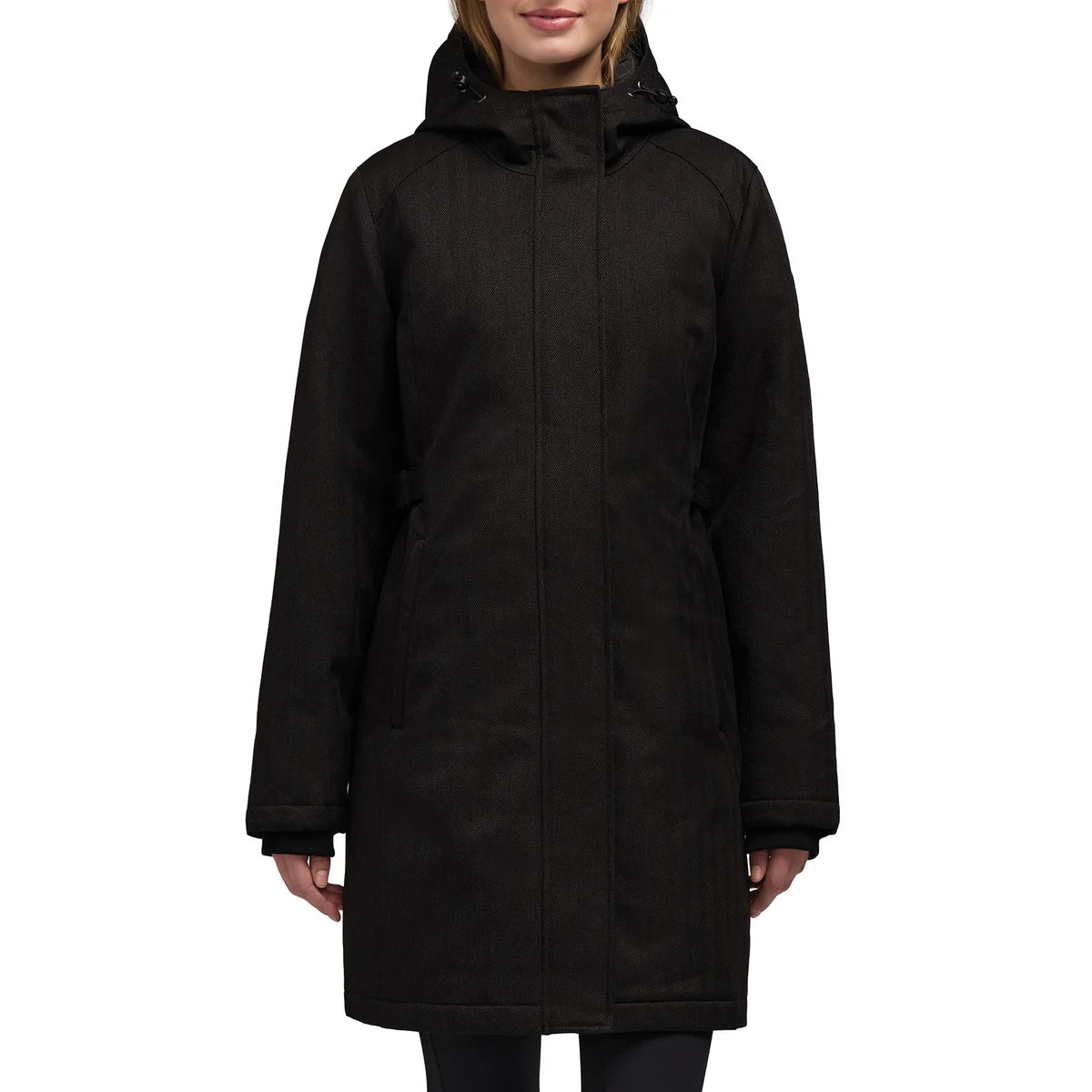 STORMPACK SUNICE - Manteau-trois-quart-pour Femme-Womens-Three-Quarters Length-Coat-Noir-Black-2228802-1950761