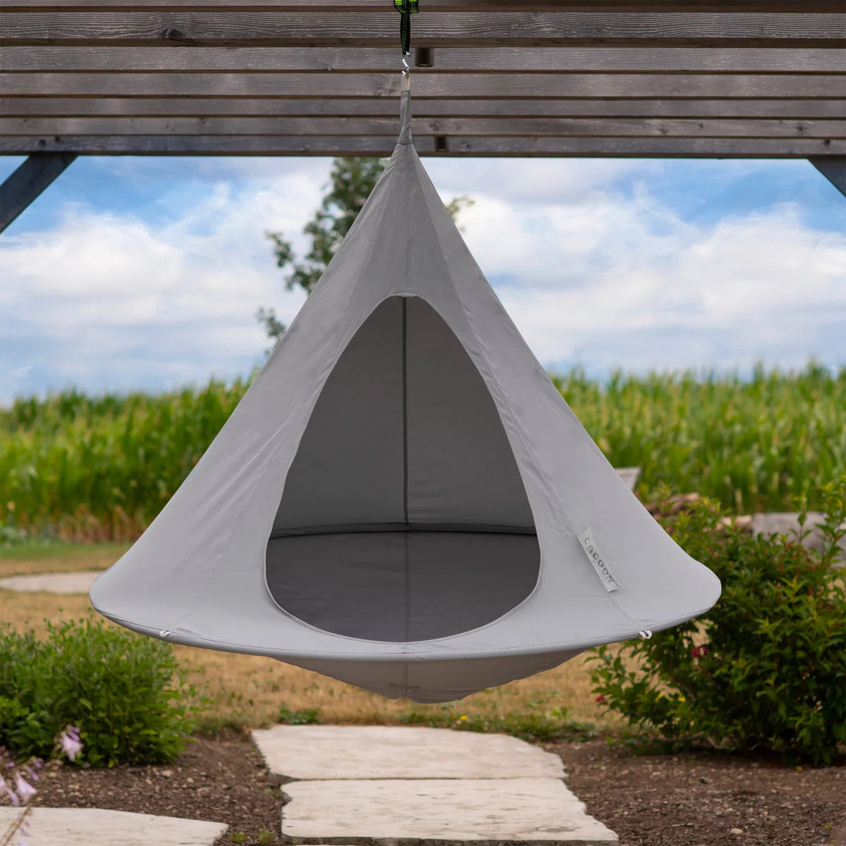 CACOON - Nid Suspendu Double Taille *Boîte Ouverte*-double-wide-hanging-nest-costco-1740643-gris-grey-2