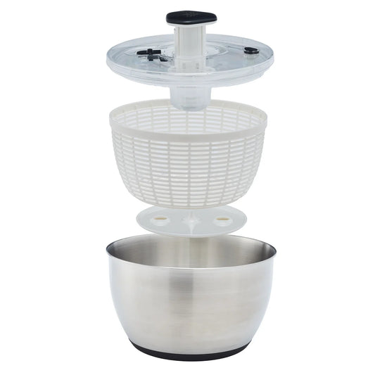 MIU - Essoreuse à Salade en Acier Inoxydable-stainless-steel-salad-spinner-costco-2863207-2