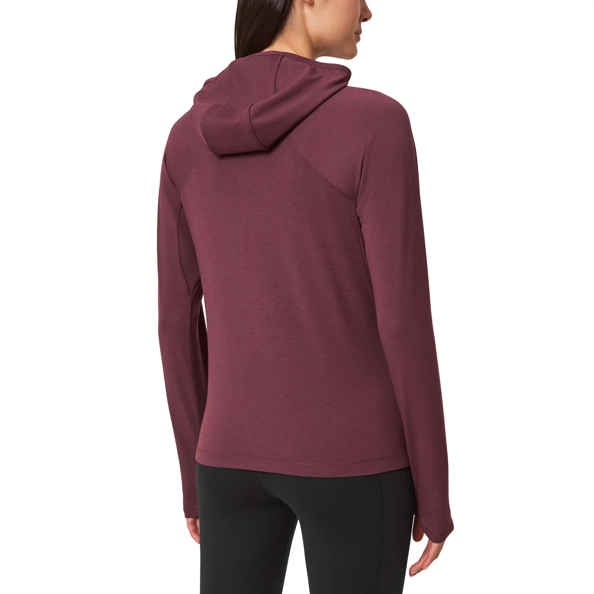 MONDETTA - Haut à Capuchon Manches Longues pour Femme-WOMEN'S-LONG-SLEEVE-HOODED-TOP-COSTCO-1805321-PURPLE-VIOLET-RED-ROUGE-2