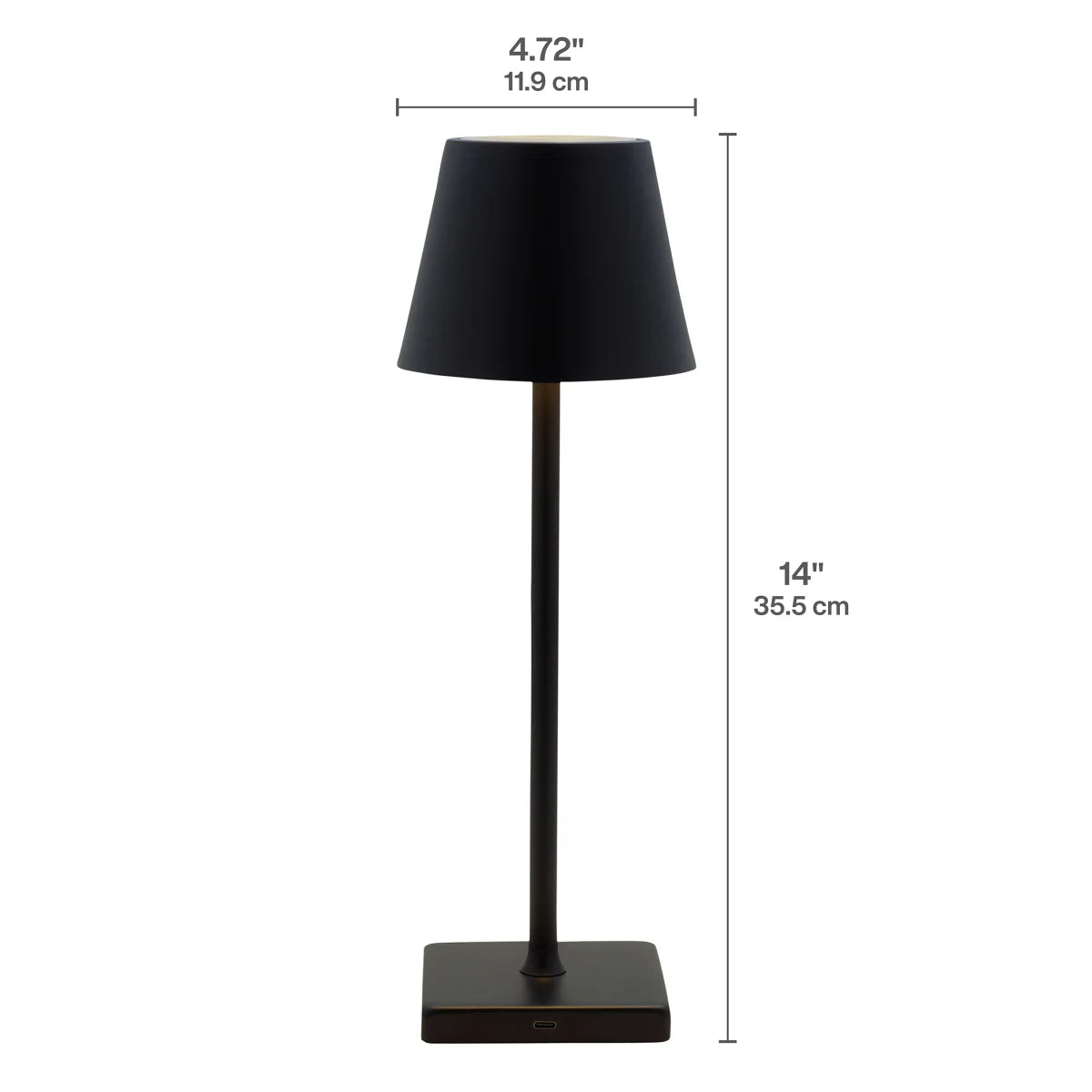MIKASA - Ensemble de 2 Lampes à Del Rechargeables à Contrôle Tactile-pack-touch-control-rechargeable-led-lamps-costco-1835518-noir-black-5