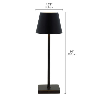 MIKASA - Ensemble de 2 Lampes à Del Rechargeables à Contrôle Tactile-pack-touch-control-rechargeable-led-lamps-costco-1835518-noir-black-5