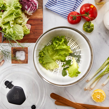 MIU - Essoreuse à Salade en Acier Inoxydable-stainless-steel-salad-spinner-costco-2863207-4