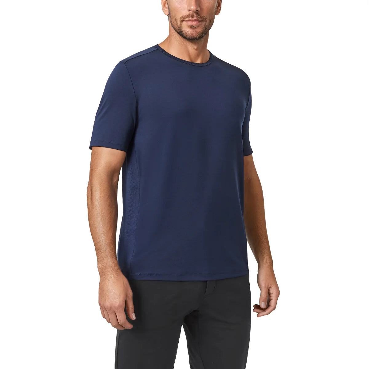 MONDETTA - Paquet de 3 Chandails Pour Homme-Mens-3-pack-t-shirt-Bleu-Gris-Noir-Blue-Grey-Black-1924681-1935292