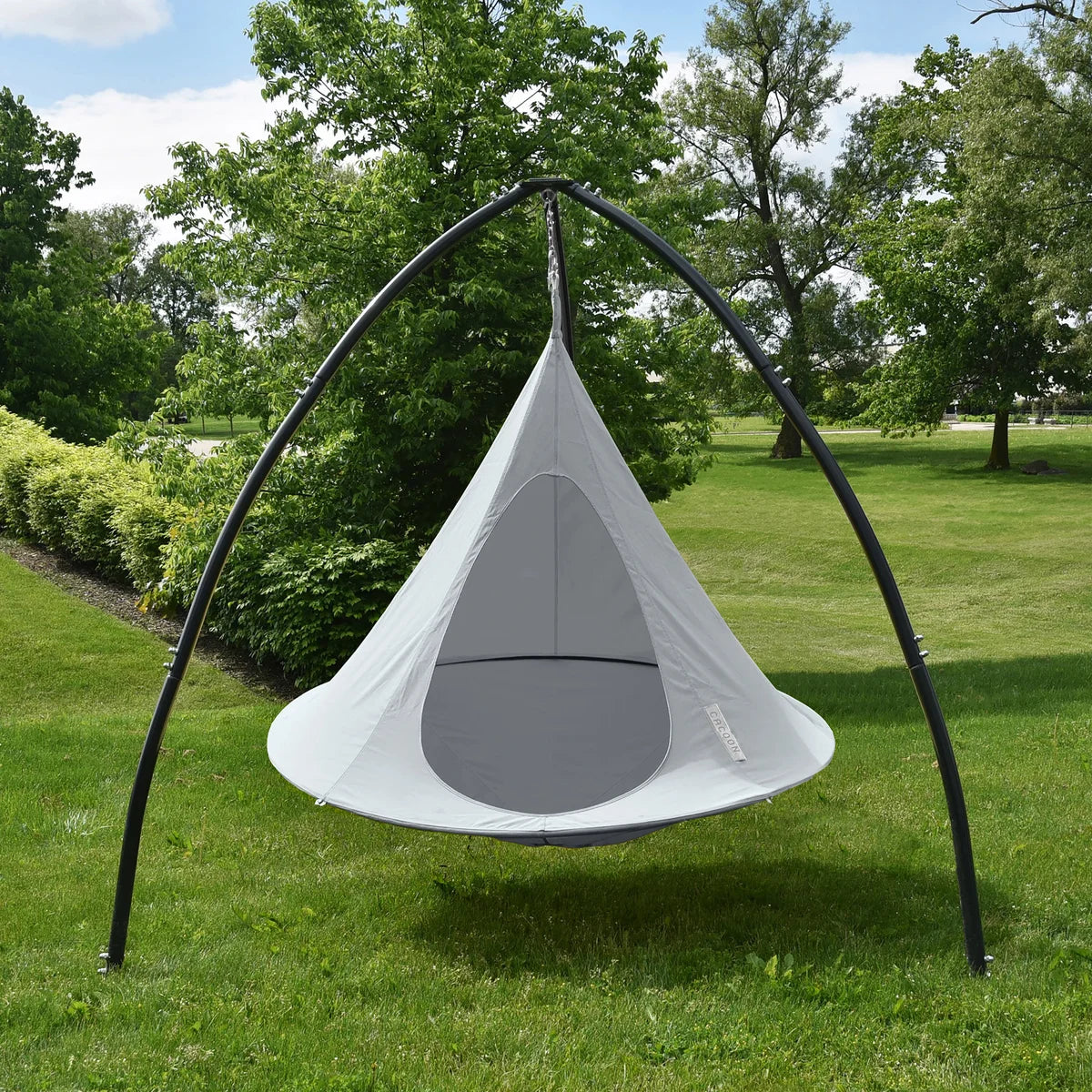 CACOON - Nid Suspendu Double Taille *Boîte Ouverte*-double-wide-hanging-nest-costco-1740643-gris-grey-5