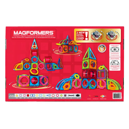 MAGFORMERS - Jeu de Construction Magnétique de 122 Pièces-magnetic-construction-set-pieces-costco-1824539-2