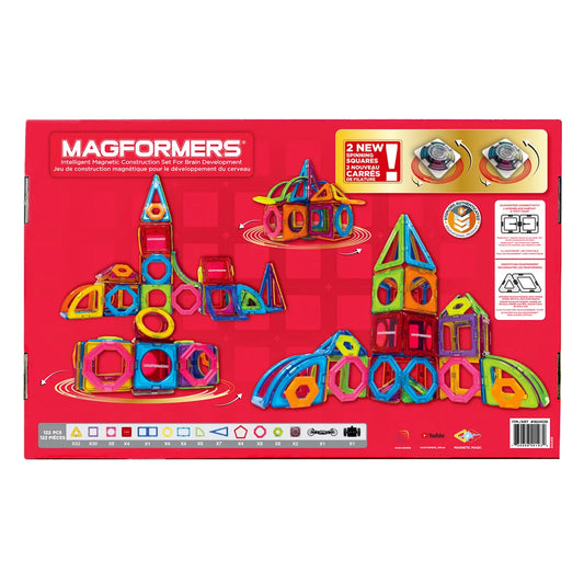 MAGFORMERS - Jeu de Construction Magnétique de 122 Pièces-magnetic-construction-set-pieces-costco-1824539-2