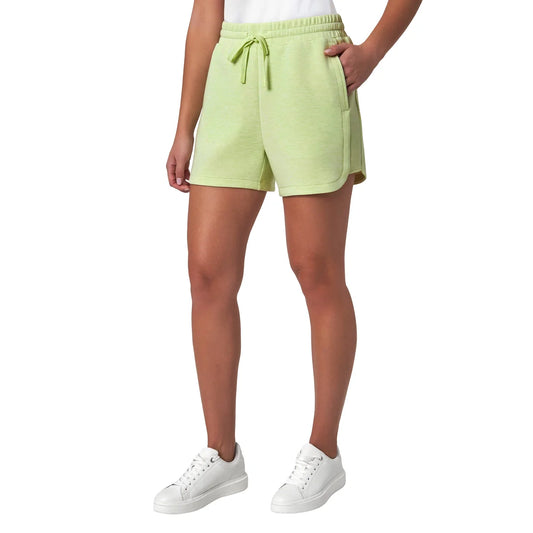MONDETTA - Short à Taille Haute pour Femme-WOMEN'S-HIGH-RISE-SHORT-GREEN-VERT-COSTCO-4446001