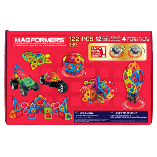MAGFORMERS - Jeu de Construction Magnétique de 122 Pièces-magnetic-construction-set-pieces-costco-1824539