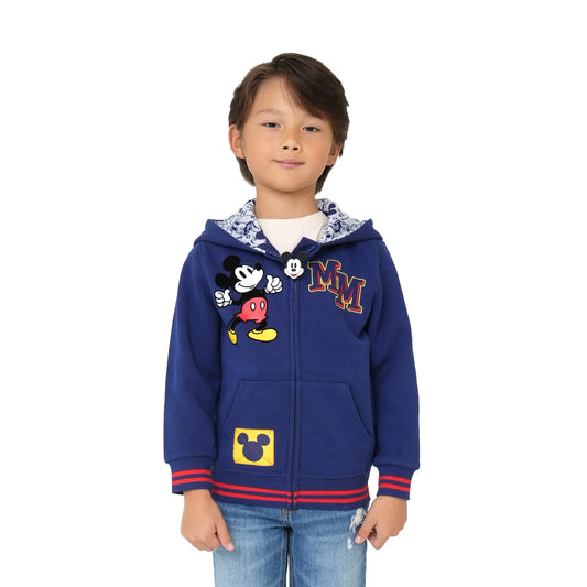 DISNEY MICKEY MOUSE - Veste à Capuche Sous Licence pour Enfant-Kids-Full-Zip-Hoodie-Bleu-Blue-5551414-1943260