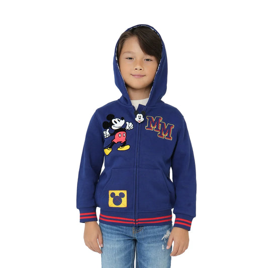 DISNEY MICKEY MOUSE - Veste à Capuche Sous Licence pour Enfant-Kids-Full-Zip-Hoodie-Bleu-Blue-5551414-1943260