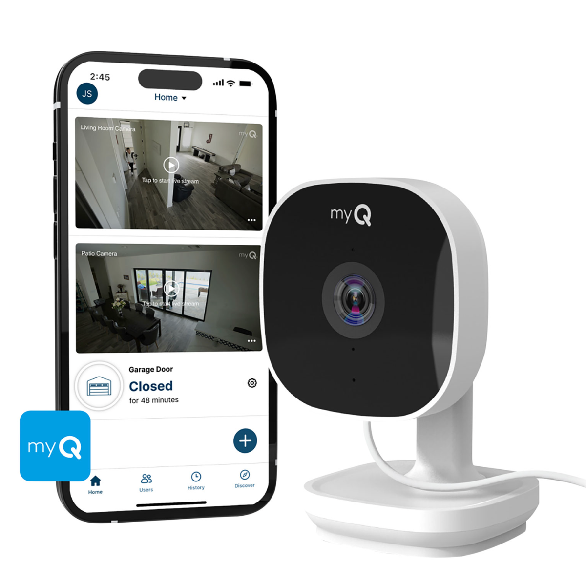 MYQ - Caméra Intelligente Intérieure *Boite Ouverte* | Smart indoor camera *open box*
