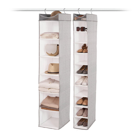 NEATFREAK - Set of 2 Hanging Closet Organizers