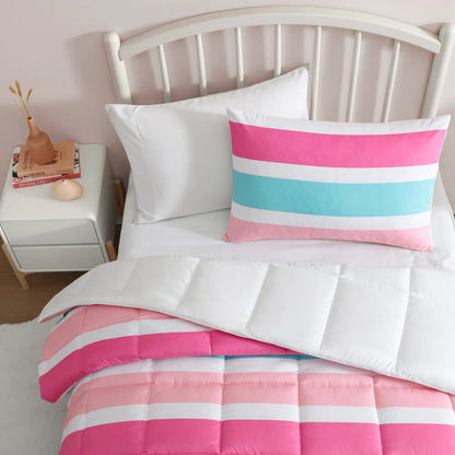 NAUTICA - Ensemble de Douillette 2 Pièces-twin-comforter-set-piece-lit-simple-costco-1706584-rose-pink-7