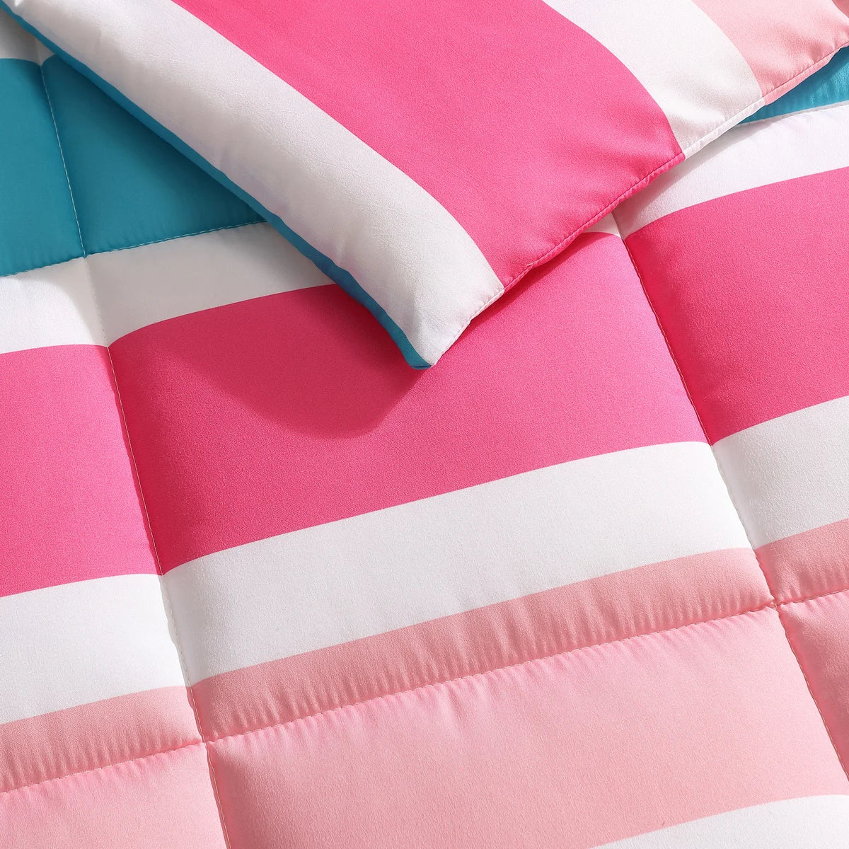 NAUTICA - Ensemble de Douillette 2 Pièces-twin-comforter-set-piece-lit-simple-costco-1706584-rose-pink-4