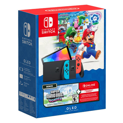 NINTENDO - Ensemble Nintendo Switch OLED Super Mario Wonder-bundle-costco-2424136