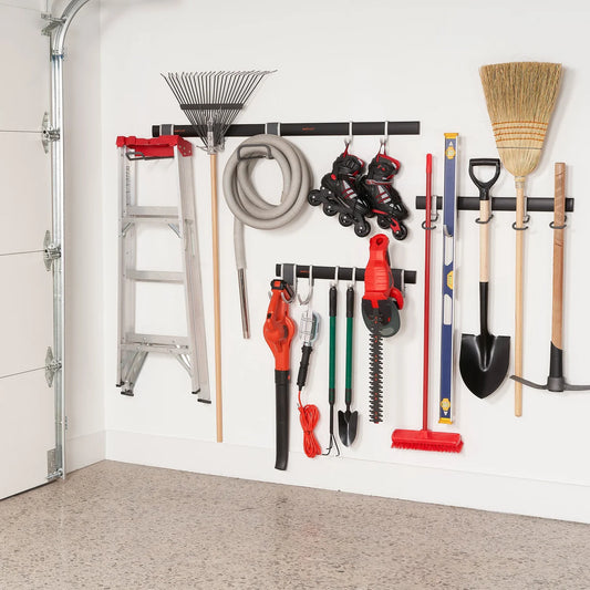 NEATFREAK - Système d'Organisation pour Garage de 19 Pièces Neat-Track-organizing-system-pieces-costco-5103417