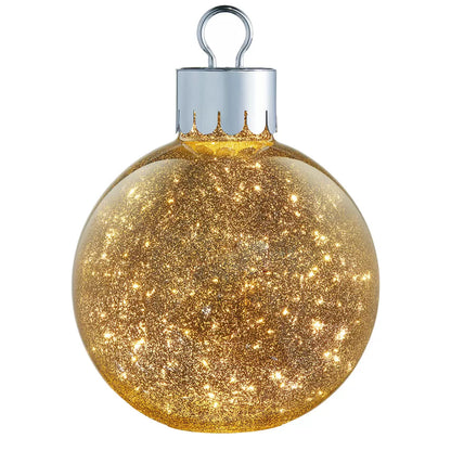 Décor d'Ornement Surdimensionné en Verre à Del-glass-oversized-ornament-with-led-costco-1784878-or-gold